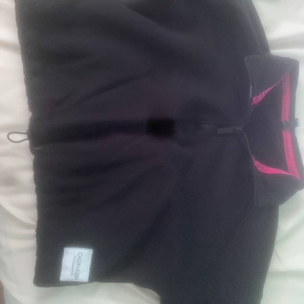 Calvin Klein Black Quarter Zip Jacket